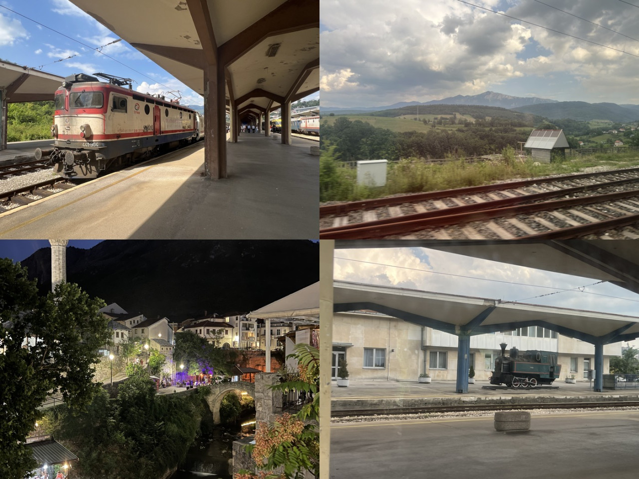 Todd Liebman's travels through Bosnia-Hercegovina and Italy by rail, Summer 2026